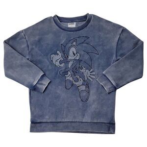 Character Boys Soft Crewneck Graphic Print Sweatshirt - Sonic